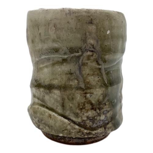 伊賀　平付鉢　新歓嗣　共箱　共布 伊賀 平付鉢 新歓嗣 共箱 共布 伊賀 平付鉢 新歓