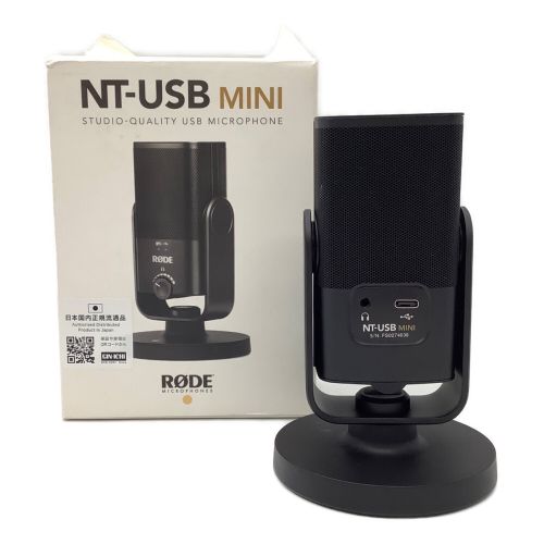 RODE (ロード) コンパクト USBマイク 箱ダメージ有り NT-USB MINI