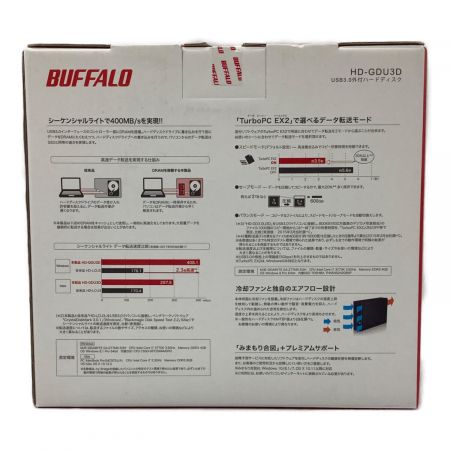 BUFFALO (バッファロー) 外付ハードディスク 4TB HD-GDU3D