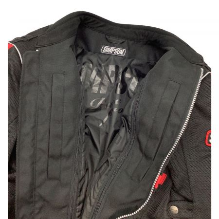SIMPSON (シンプソン) メッシュジャケット Lサイズ ブラック×レッド 60周年モデル