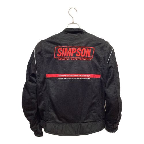 SIMPSON (シンプソン) メッシュジャケット Lサイズ ブラック×レッド 60