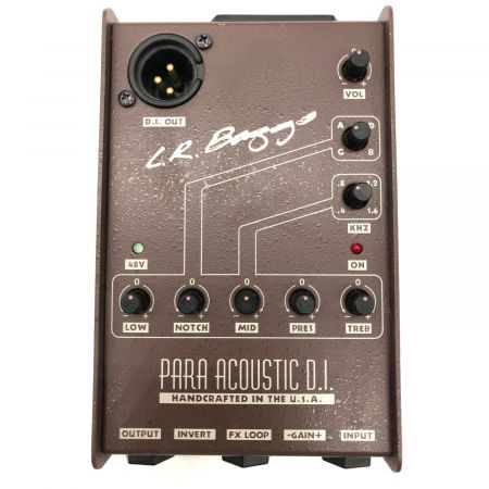 L.R.Baggs (エルアールバックス) DI アコギ用ダイレクトボックス Para Acoustic D.I. 動作確認済み