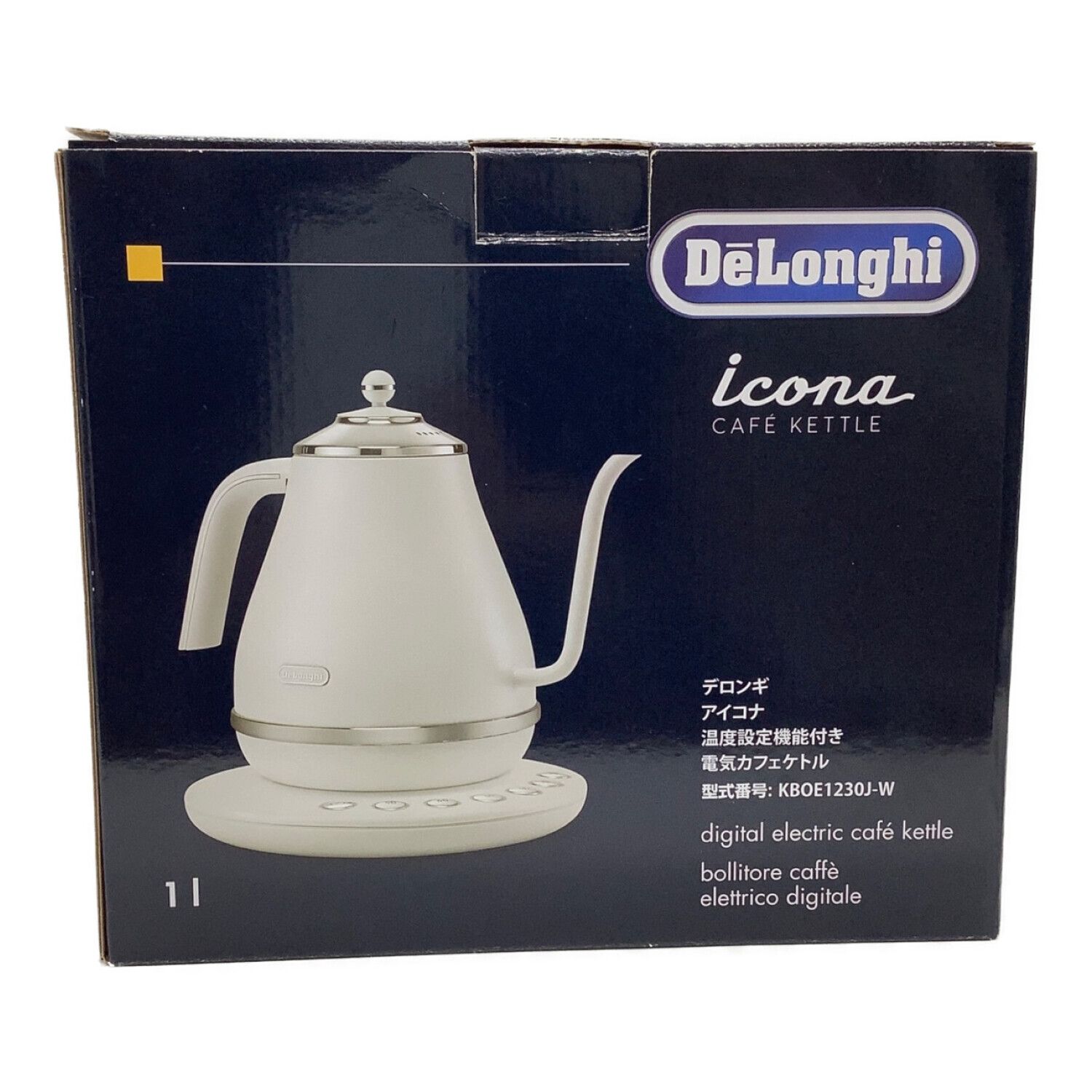 DeLonghi (デロンギ) 電気カフェケトル KB0E1230J 程度S(未使用品) 未