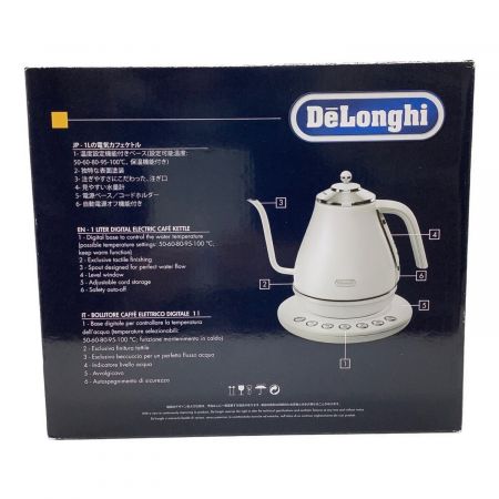 DeLonghi (デロンギ) 電気カフェケトル KB0E1230J 程度S(未使用品) 未使用品