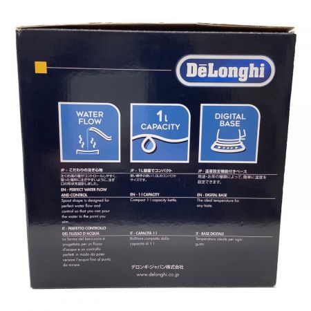 DeLonghi (デロンギ) 電気カフェケトル KB0E1230J 程度S(未使用品) 未使用品