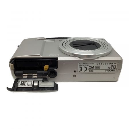 RICOH (リコー) コンパクトデジタルカメラ 専用レザーケース付 CX1 1029万画素 1/2.3型CMOS 専用電池 SD・SDHCカード 80～1600 4コマ/秒 8～1/2000 秒 00107995