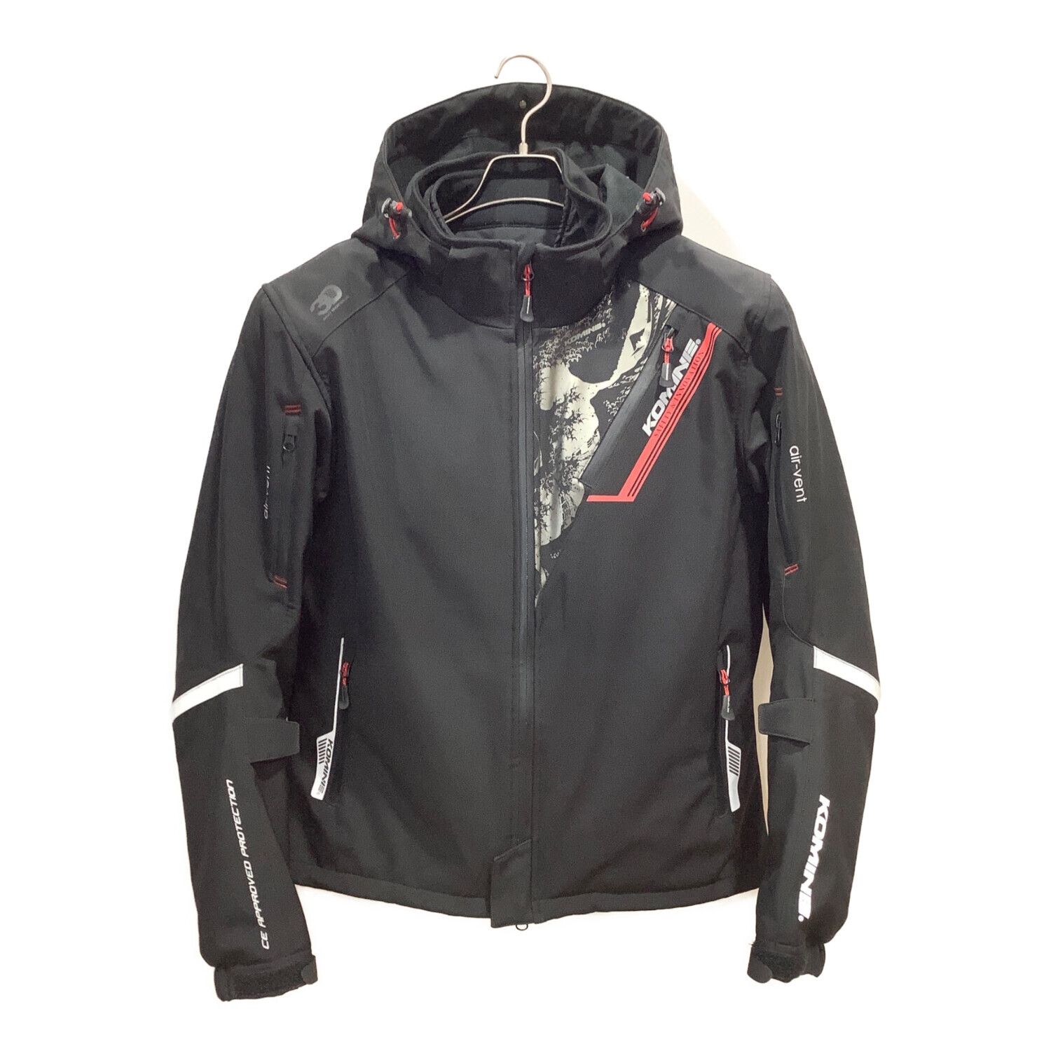 komine (コミネ) バイク用 プロテクトソフトシェルウィンターパーカ- メンズ SIZE XL ブラック 07-579｜トレファクONLINE