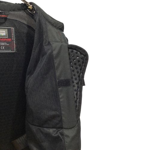 komine (コミネ) バイク用 プロテクトハーフメッシュジャケット メンズ SIZE L ブラック 07-146