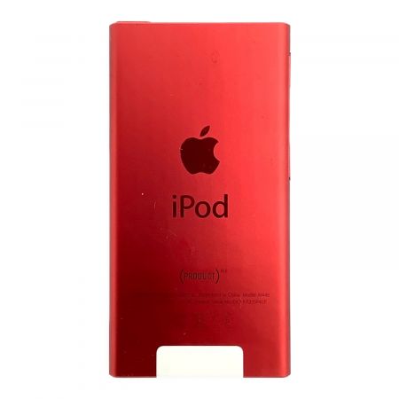 オーディオ機器iPod nano (PRODUCT) RED MC693J/A