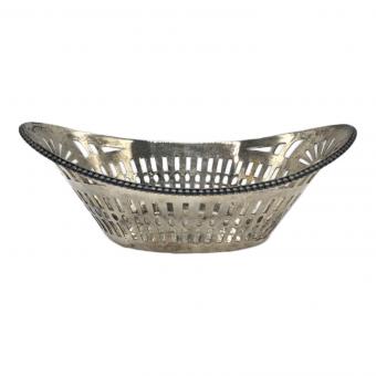 オランダシルバー ヴィンテージ銀製ボンボンバスケット 1972年製 約49g 箱付