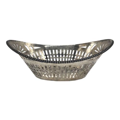 オランダシルバー ヴィンテージ銀製ボンボンバスケット 1972年製 約49g 箱付