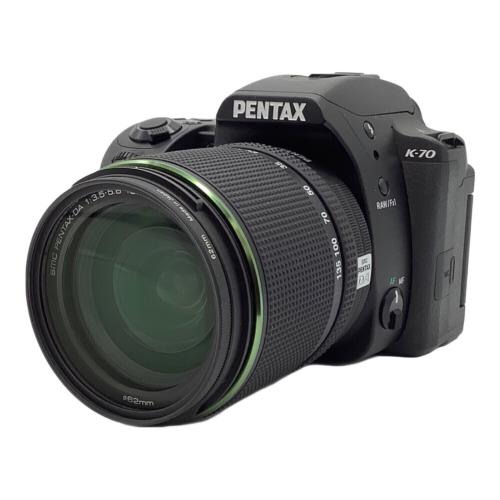 PENTAX (ペンタックス) デジタル一眼レフカメラ K-70 18-135WR キット ブラック