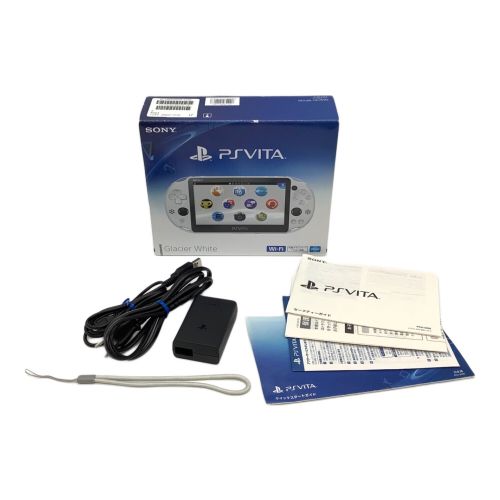 SONY (ソニー) PSVITA Wi-Fiモデル グレイシャー・ホワイト PCH-2000ZA22