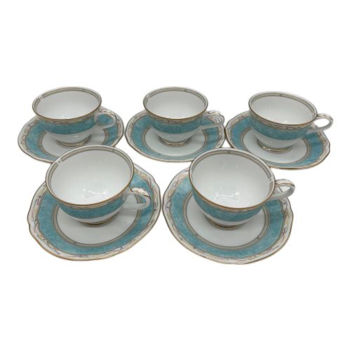 Noritake (ノリタケ) サロンセット 華麗句 カップ5・ソーサー5・プレート1