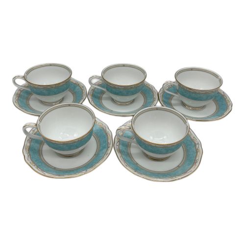 Noritake (ノリタケ) サロンセット 華麗句 カップ5・ソーサー5・プレート1