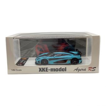 XKE-model モデルカー ブルー シリアル065/499 1/64 ケーニグセグ アゲーラRS
