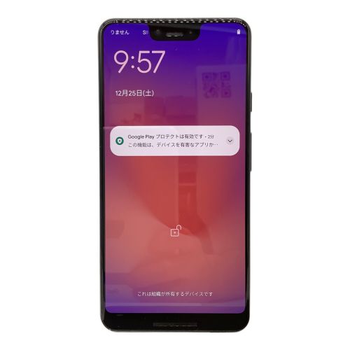 Google Pixel 3 XL Just Black SIMフリー 64GB Android12
