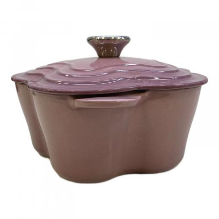 LE CREUSET (ルクルーゼ) ココット・フルール モーヴピンク LE CREUSET (ルクルーゼ) ココット・フルール モーヴピンク
