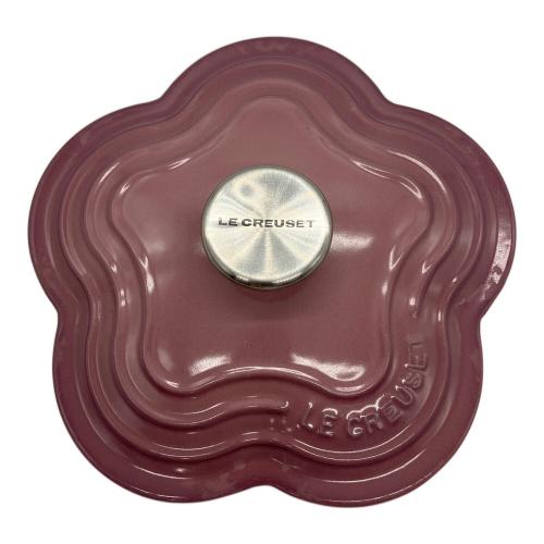 LE CREUSET (ルクルーゼ) ココット・フルール モーヴピンク