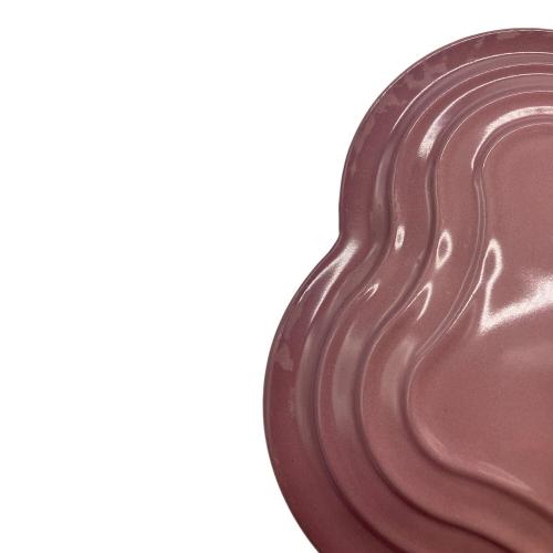 LE CREUSET (ルクルーゼ) ココット・フルール モーヴピンク