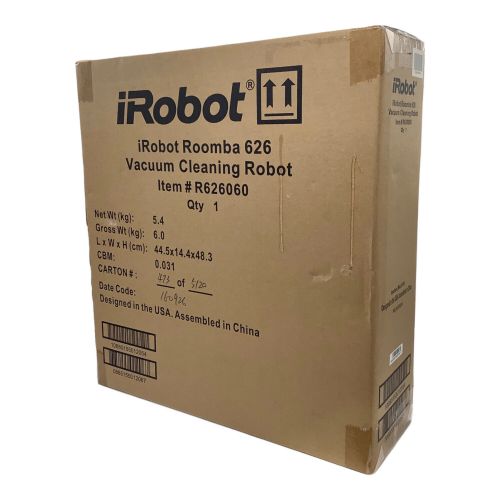 iRobot (アイロボット) ロボットクリーナー ルンバ 626 ジャパネット R626060 純正バッテリー 50Hz／60Hz 未開封品