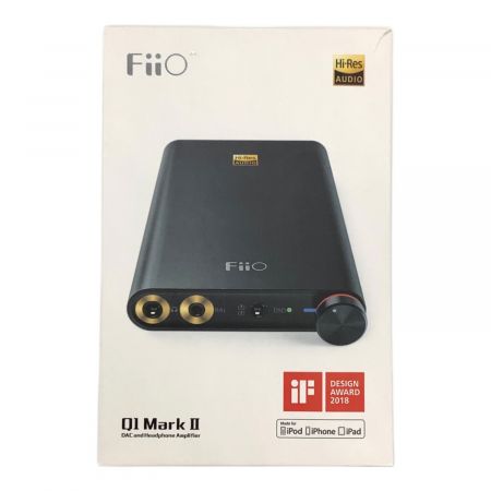 FiiO (フィーオ) ヘッドホンアンプ Q1 Mark Ⅱ ケーブル付 FIO-Q1MK2 -｜トレファクONLINE