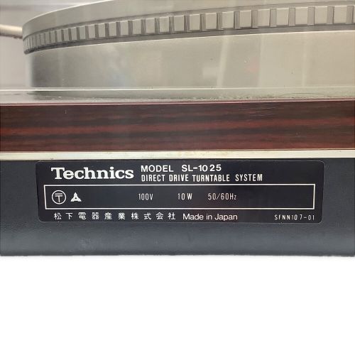 Technics (テクニクス) ターンテーブル SL-1025 レコードプレーヤー