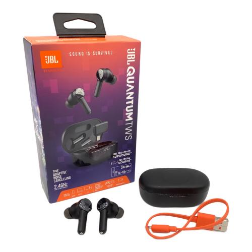 JBL (ジェービーエル) ワイヤレスイヤホン QUANTUM TWS ブラック 箱付き