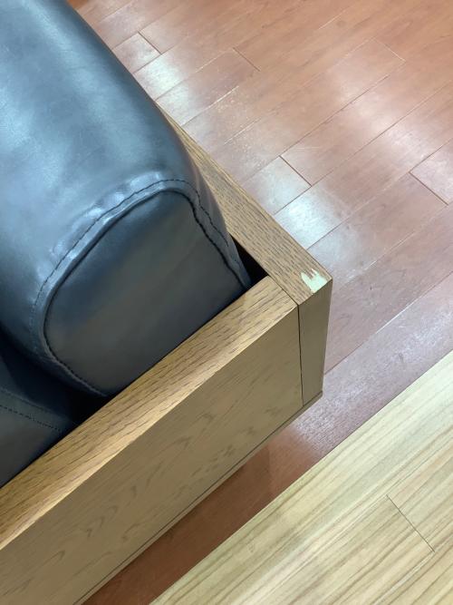 UNICO (ウニコ) WICK ソファー ダイニング 3点セット ブラウン×ブラック