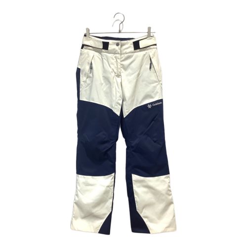 GOLDWIN スキーウェア(パンツ) レディース IRIS MULTI-COLOR PANTS SIZE M ホワイト×ネイビー GL31963BP