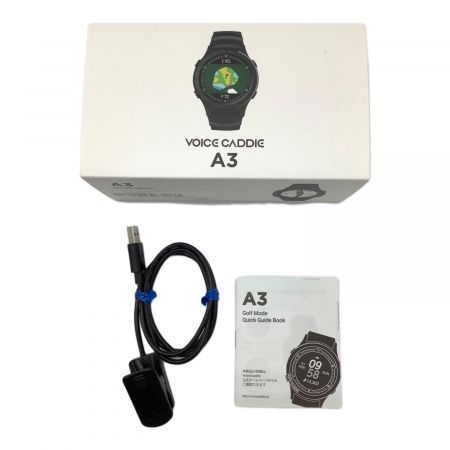VOICE CADDIE (ボイスキャディー) GPSゴルフウォッチ A3 ブラック 箱
