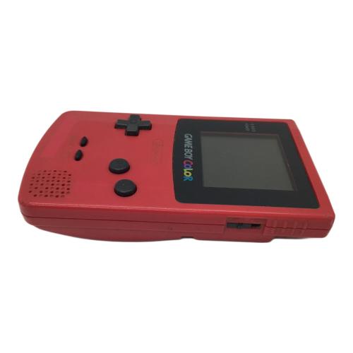 Nintendo (ニンテンドー) GAMEBOY COLOR ゲームボーイカラー レッド 本体のみ 程度C Aボタン反応弱め CGB-001 -