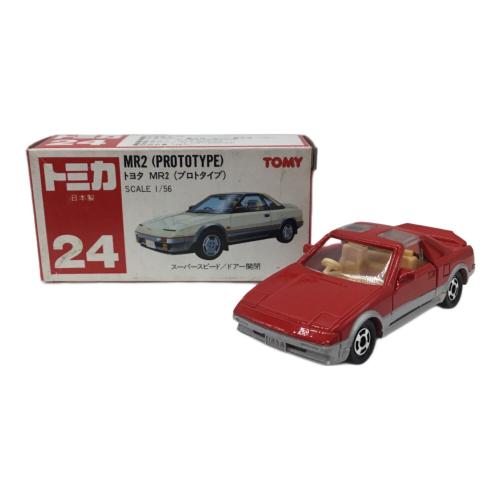 No24 トヨタ MR2(プロトタイプ) ※レッド トミカ TOMY(トミー)