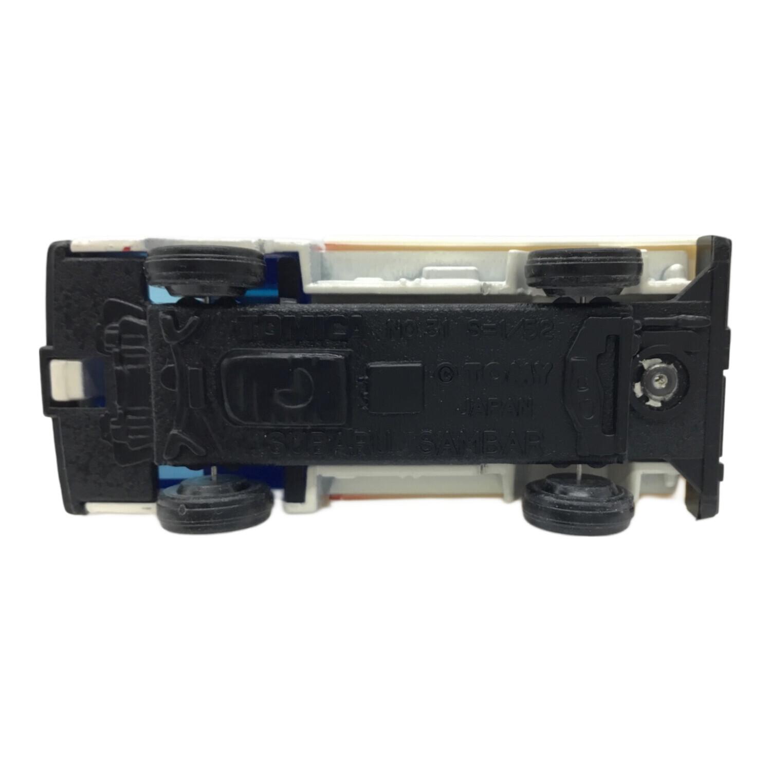 No.31 スバル サンバー ハイルーフ パネルバン トミカ TOMY(トミー