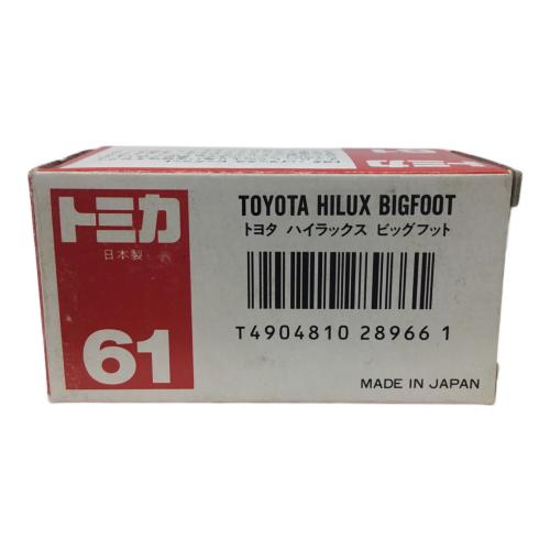 No.61 トヨタ ハイラックス ビッグフット #7 TOMY(トミー)