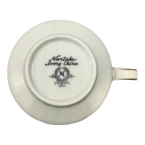 Noritake (ノリタケ) レトロポップカップ&ソーサーセット ※箱にシミ・ヨゴレ・ダメージ多数 Ivory China