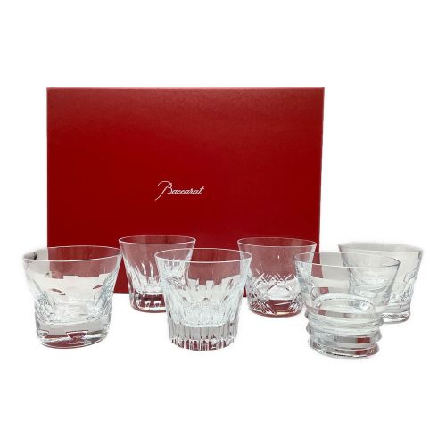 Baccarat (バカラ) ロックグラスセット 箱付 EVERYDAY Baccarat(ベルーガ/ビバ/ローザ/エトナ/ベガ/ステラ) 6Pセット