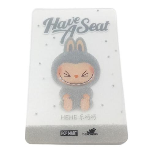 POP MART (ポップマート) フィギュア 開封・内袋未開封・HEHEステッカー付 THE MONSTERS Have a Seat  LABUBU