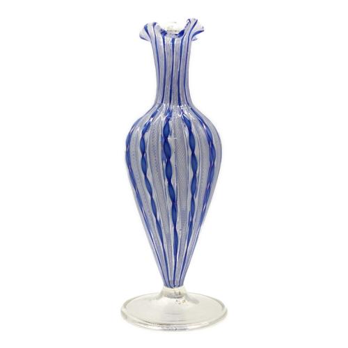レースグラスフラワーベース 水差し型 MURANO GLASS(ムラーノグラス)
