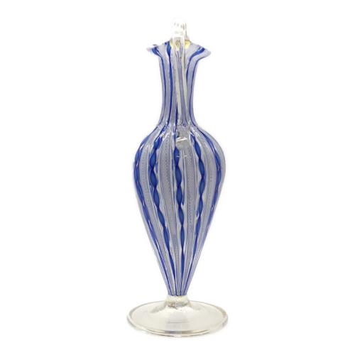レースグラスフラワーベース 水差し型 MURANO GLASS(ムラーノグラス)