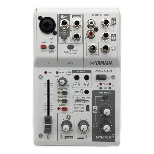 YAMAHA (ヤマハ) ライブストリーミングミキサー 本体のみ AG03MK2