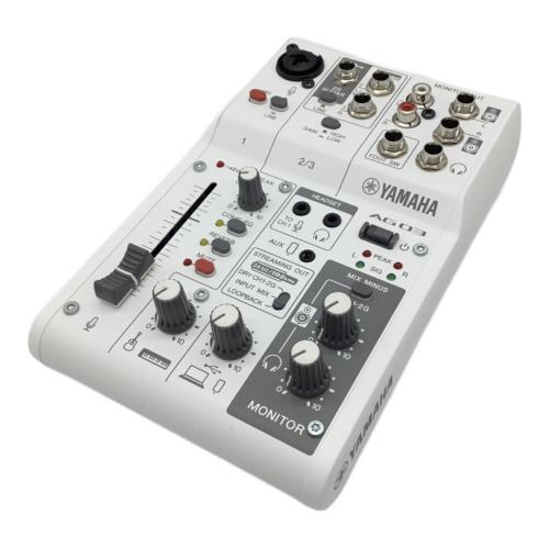 YAMAHA (ヤマハ) ライブストリーミングミキサー 本体のみ AG03MK2