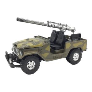 yonezawa (ヨネザワ) ミニカー トヨタ ランドクルーザー バズーカ砲 T-2 キズ・ヨゴレ・塗装剥げ有
