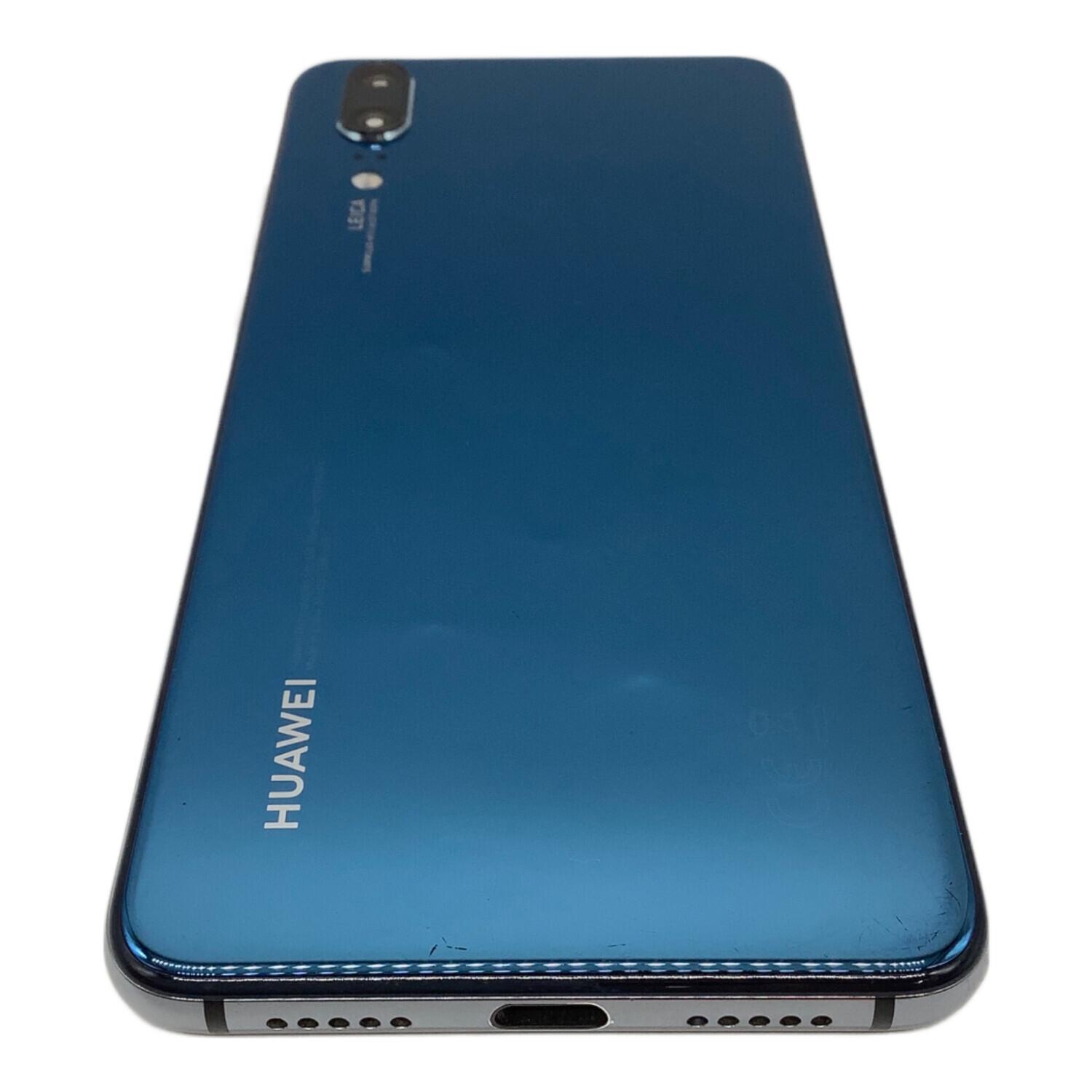 Huawei P20 SIMフリー ミッドナイトブルー中古小傷あり