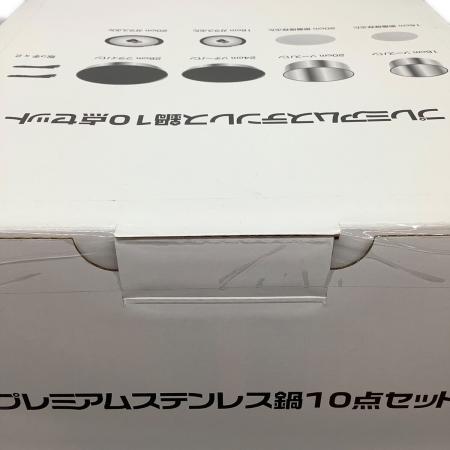 Nojima (ノジマ) プレミアムステンレス鍋10点セット EC-NABE24