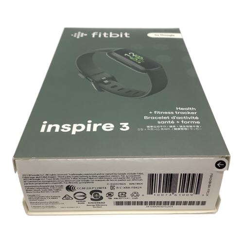 google (グーグル) fitbit Inspire 3 未使用 FB424BKBK-FRCJK -