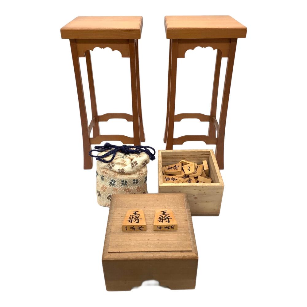 Ψ 将棋の駒 在銘入 箱入 木箱付 現状品 /270110/626-59