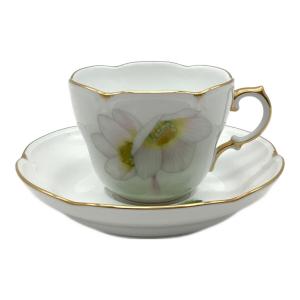 大倉陶園 (オオクラトウエン) デミタス碗皿 67C/C239-1 クリスマスローズ