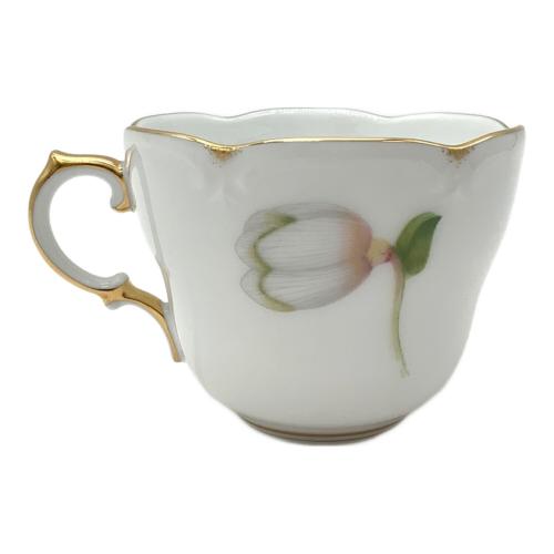 大倉陶園 (オオクラトウエン) デミタス碗皿 67C/C239-1 クリスマスローズ