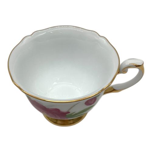 大倉陶園 (オオクラトウエン) デミタス碗皿 76C/C239-4 ガーネットレッド